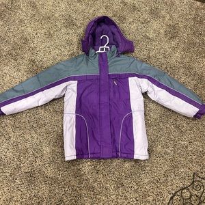 women’s purple winter jacket